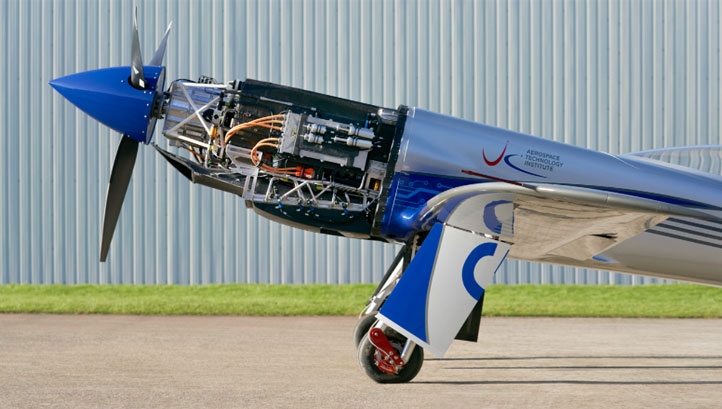 Pictured: The all-electric plane used for Rolls-Royce's ACCEL demonstrator. Image: Rolls-Royce